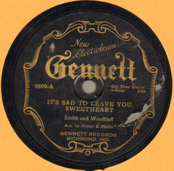 It's Sad To Leave You, Sweetheart / The Old Schoolhouse Play Ground