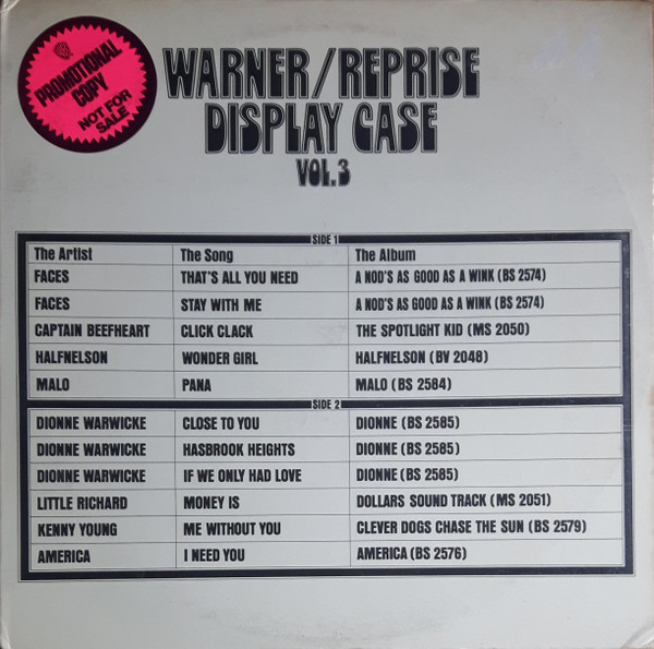 Warner / Reprise Display Case Vol. 3