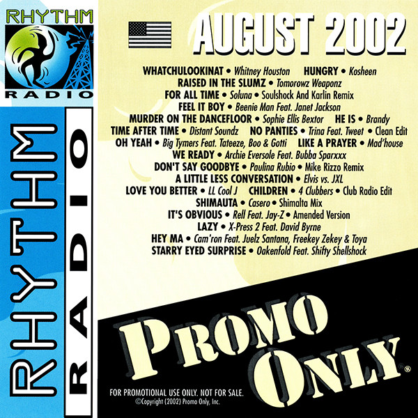 Promo Only Rhythm Radio August 2002