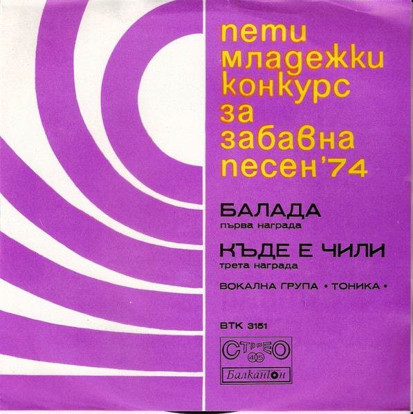 Пети Младежки Конкурс За Забавна Песен '74