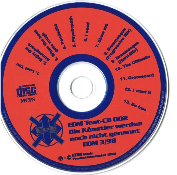 EDM Test-CD 002
