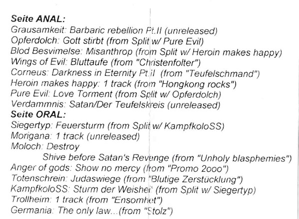 Fucking Armageddon Productions Sampler