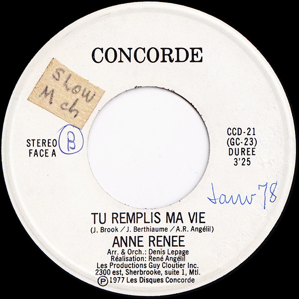 Tu Remplis Ma Vie