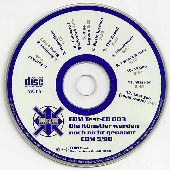 EDM Test-CD 003