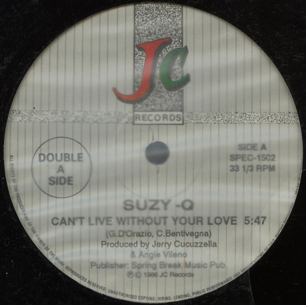 Can't Live Without Your Love / (Everybody) Get Dancin' / Don't Come Crying To Me