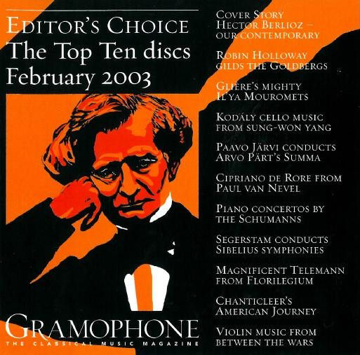 Gramophone Editor's Choice: The Top Ten Discs February 2003