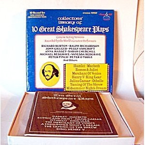 Collectors' Library Of 10 Great Shakespeare Plays