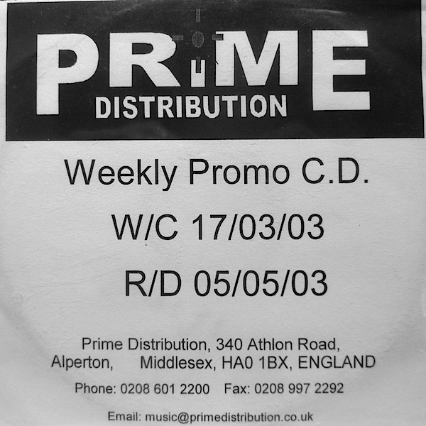 Prime Distribution Weekly Promo C.D. - R/D 05/05/03