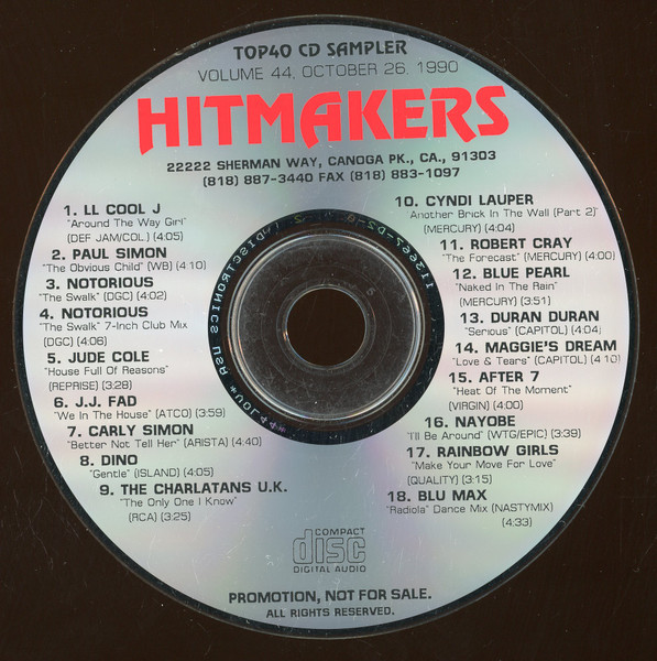 Hitmakers Top 40 CD Volume 44