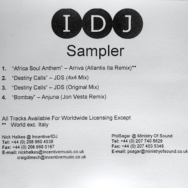 IDJ Sampler