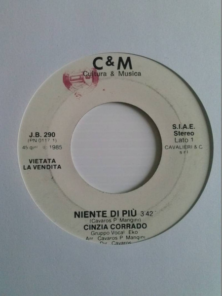 Niente Di Più / Me Ne Andrò