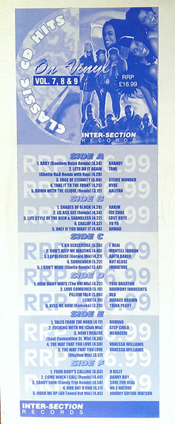 Classic CD Hits On Vinyl Vol. 7,8 and 9
