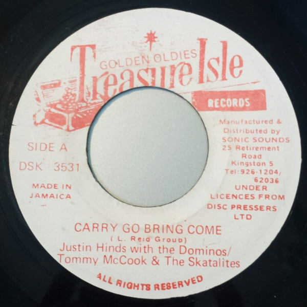 Carry Go Bring Come / If Its Love You Need