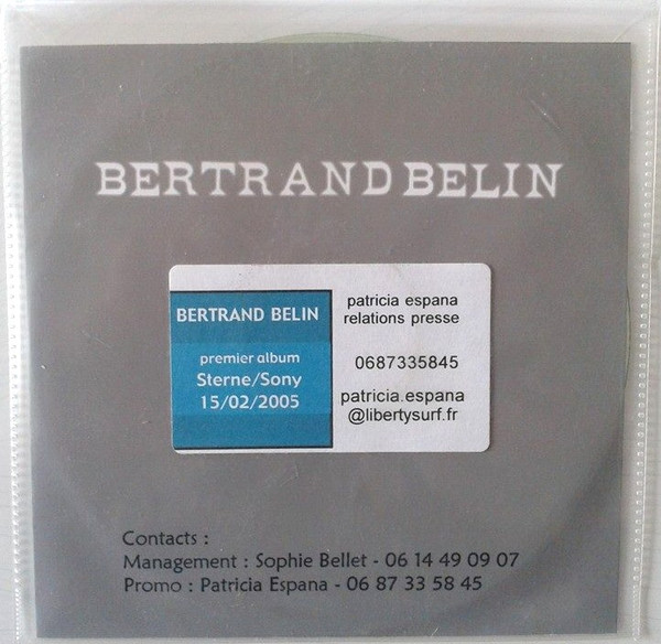 Bertrand Belin Premier Album