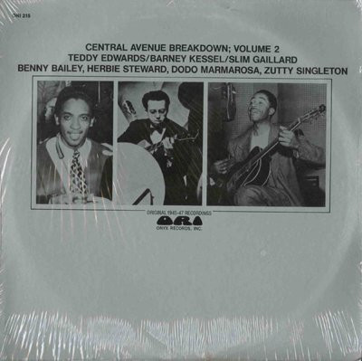 Central Avenue Breakdown; Volume 2