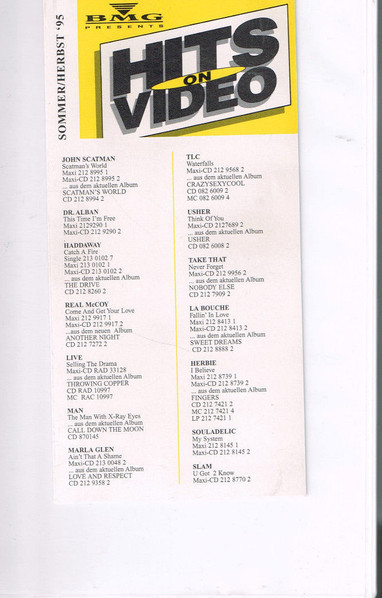 BMG Presents Hits On Video - Sommer/Herbst´95
