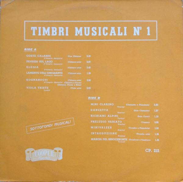 Timbri Musicali Nº 1