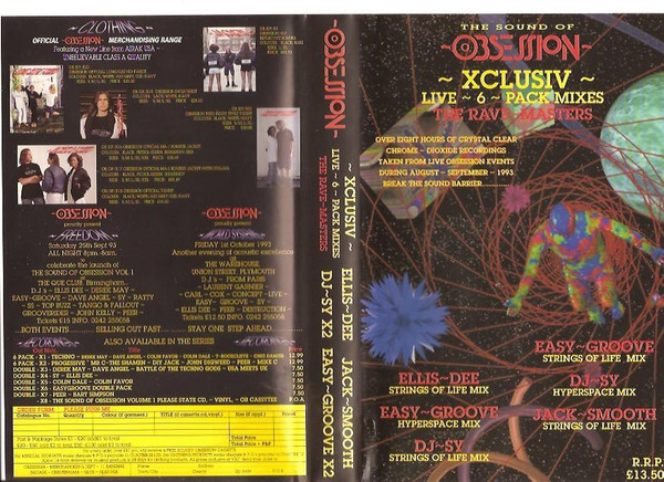 XCLUSIV - The Rave Masters - Live 6 Pack Mixes