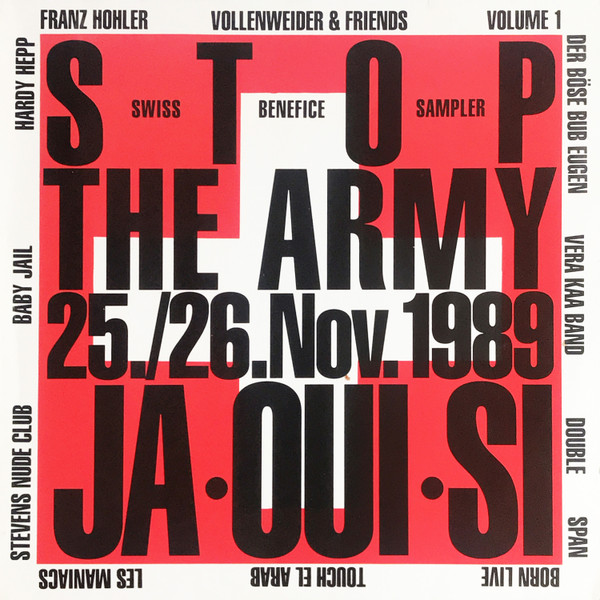 Stop The Army 25./26.Nov.1989 Ja•Oui•Si (Volume 1)