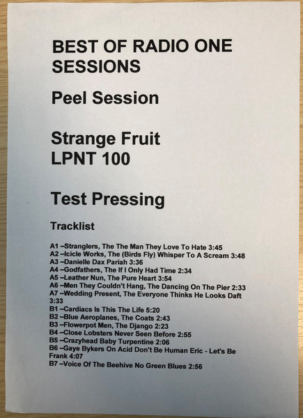 The Best Of The Radio 1 Sessions Vol. One