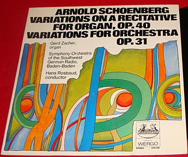 Variations On A Recitative For Organ, Op. 40 / Variations For Orchestra, Op. 31