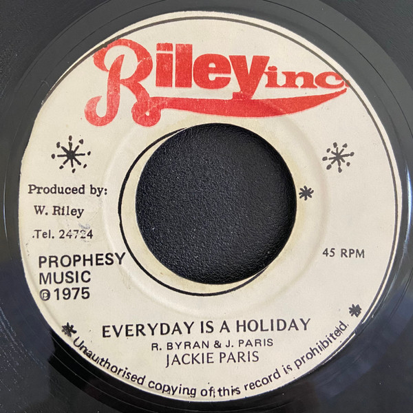 Everyday Is A Holiday / Holiday Dub