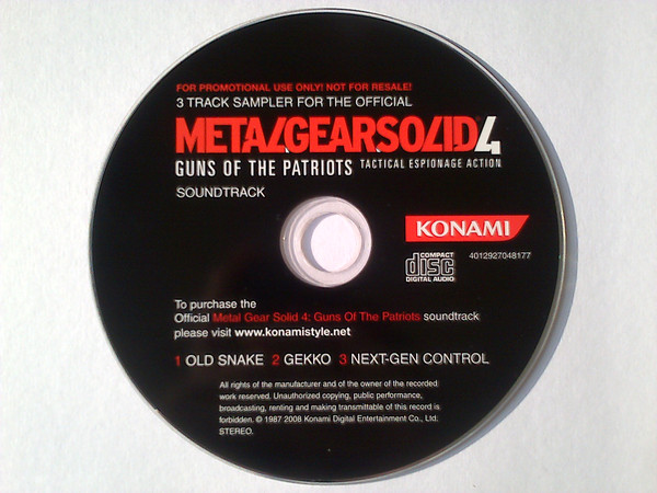 Metal Gear Solid 4: Guns Of The Patriots (Soundtrack)