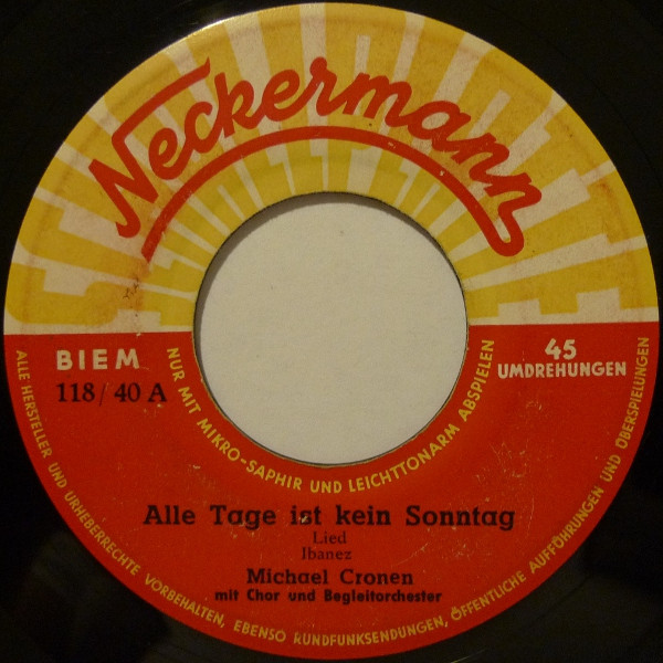 Alle Tage Ist Kein Sonntag
