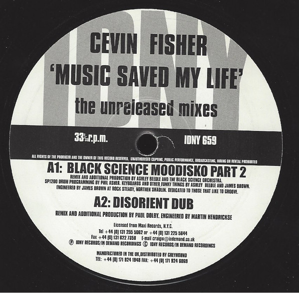 Music Saved My Life (The Unreleased Mixes)
