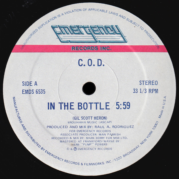 In The Bottle