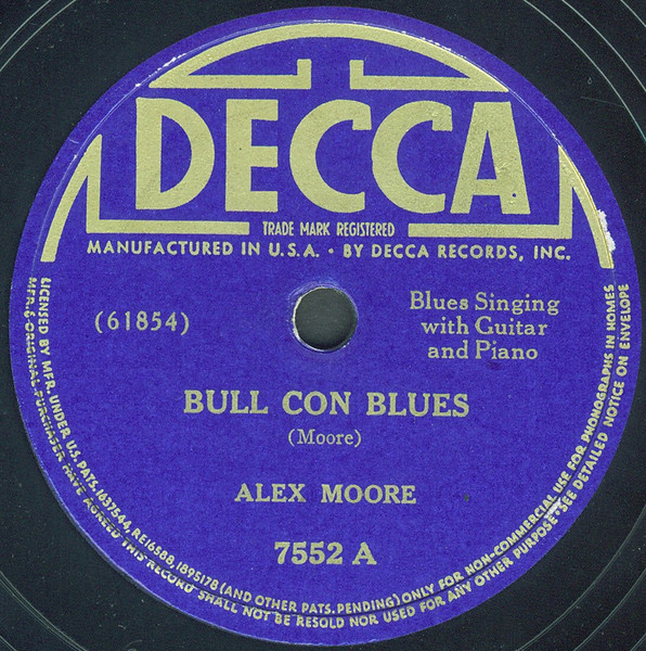 Bull Con Blues / Hard Hearted Woman