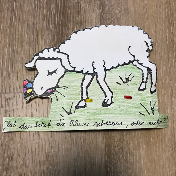 Hat Das Schaf Die Blume Gefressen Oder Nicht?