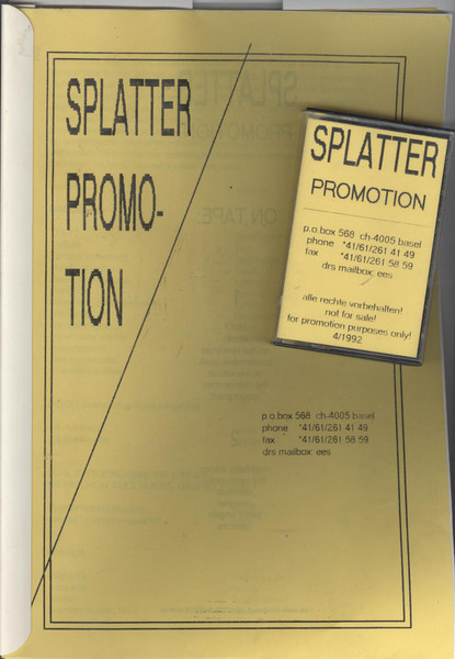 Splatter Promotion