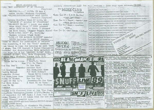 No Blancmange Here Live 89