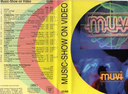 Music-Show On Video Mai 1998
