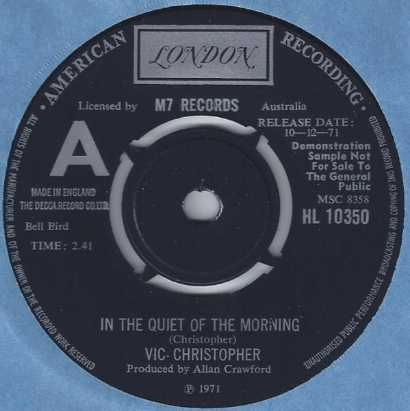In The Quiet Of The Morning / Like I Do