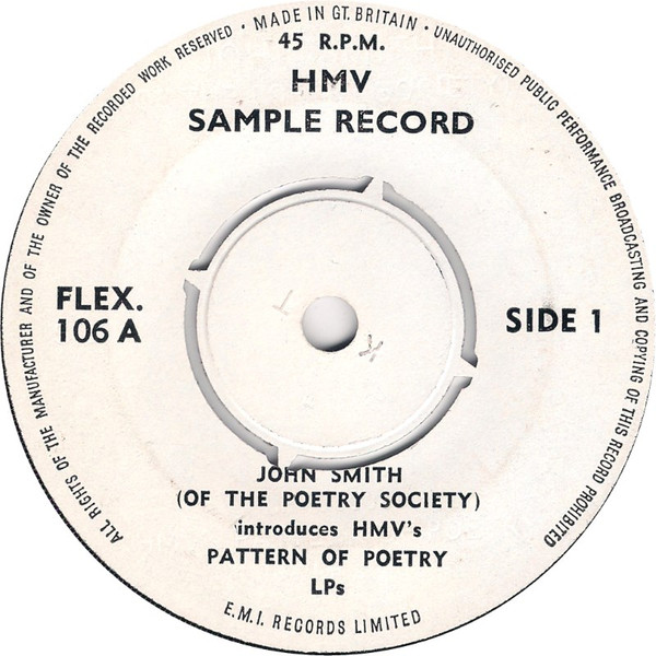 Introduces HMV's Pattern Of Poetry LPs