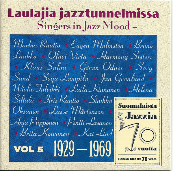 Laulajia Jazztunnelmissa - Singers In Jazz Mood Vol 5: Vuodet 1929-1969