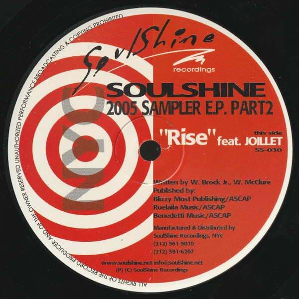Soulshine 2005 Sampler E.P. Part 2