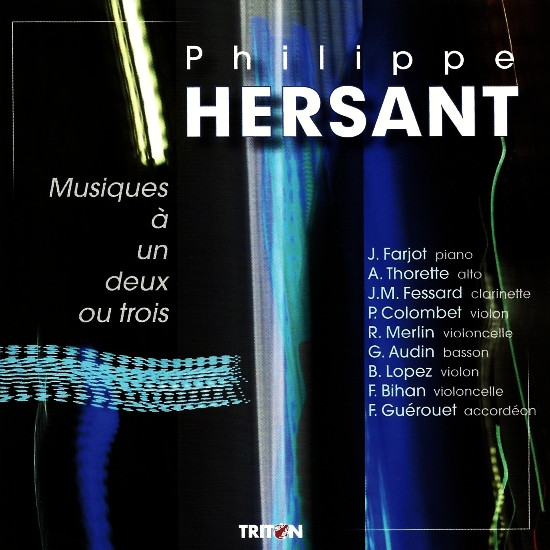 Musiques À Un, Deux Ou Trois