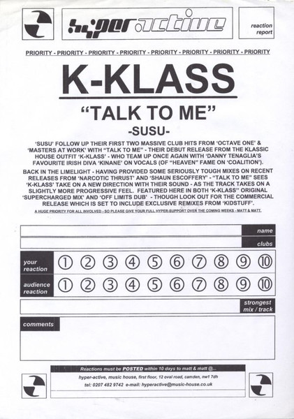Talk To Me