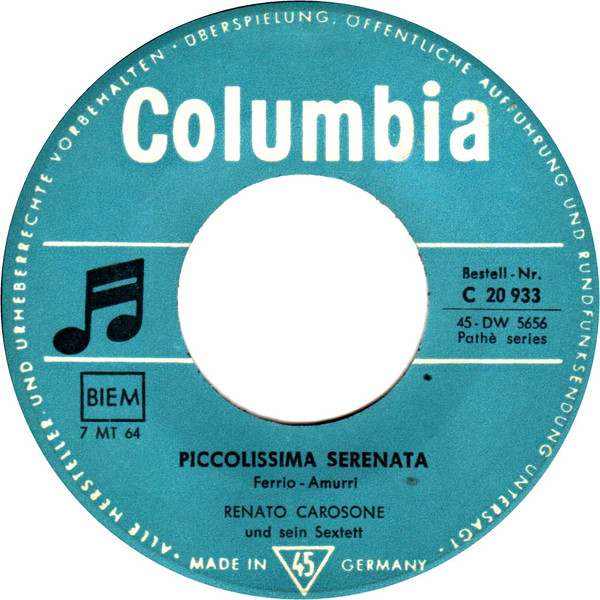 Piccolissima Serenata / Torero
