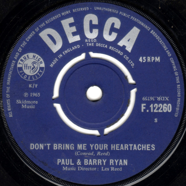 Don't Bring Me Your Heartaches