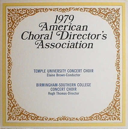 1979 American Choral Director's Association 