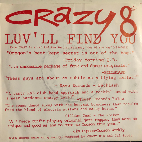 Luv'll Find You / Courage And Conviction