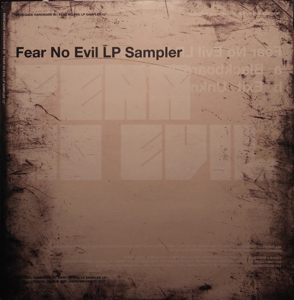 Fear No Evil LP Sampler
