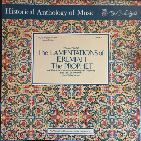 Lamentations Of Jeremiah / Five Hymns
