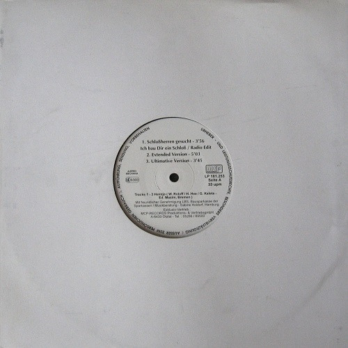 Ich Bau Dir Ein Schloß / Music For Your Neighbour