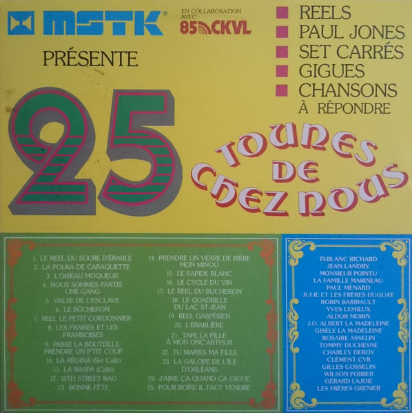 25 Tounes De Chez Nous