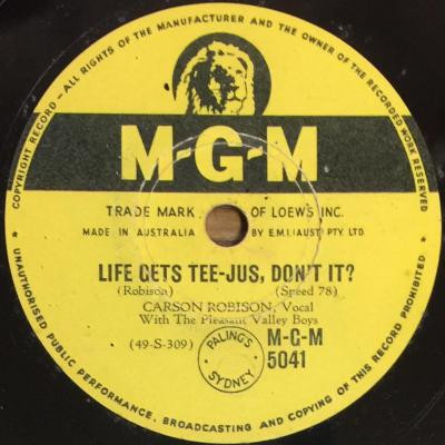 Life Gets Tee-Jus, Don't It? / More 'n More Tee-Jus, Ain't It?